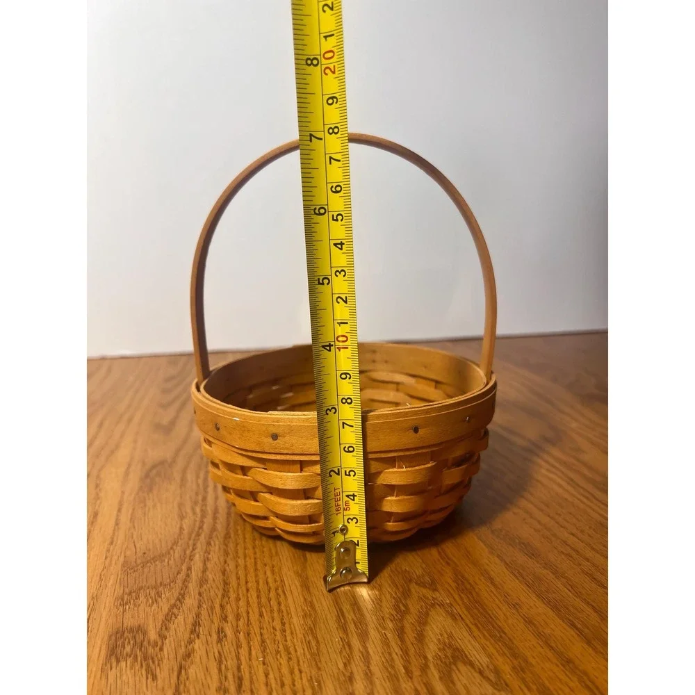 Longaberger 2001 Edition Small Gathering Basket Handwoven Ohio USA Easter Decor